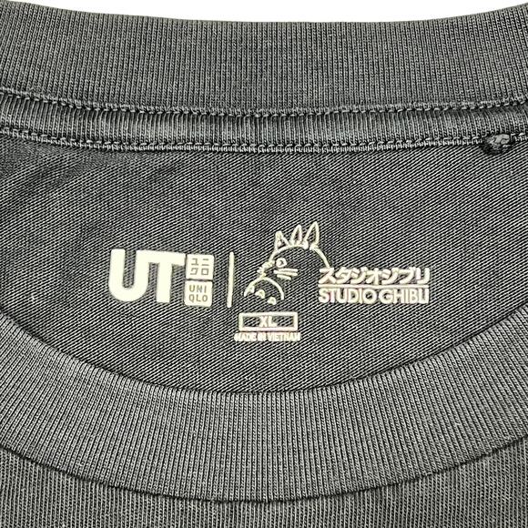 Spirited Away Studio Ghibli T-Shirt XL Black Red Goth Emo Graphic Uniqlo UT Tee - Picture 3 of 6